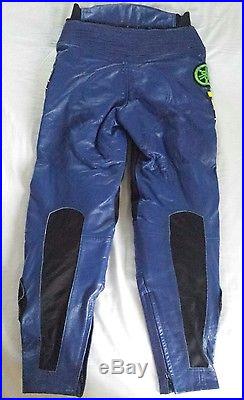 Used Yamaha Kevlar Motorcycle Leather Bike Pants Mens Sz XL Fits MEDIUM M