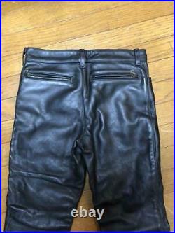 VANSON Authentic Leather Pants 34 Used Good condition from Japan