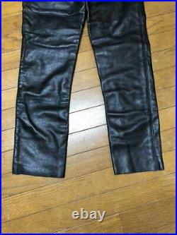 VANSON Authentic Leather Pants 34 Used Good condition from Japan