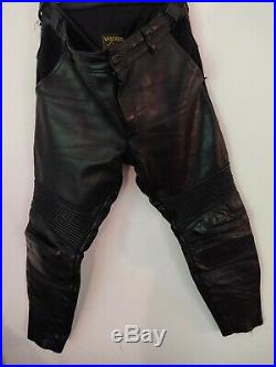 VANSON motorcycle riding leathers size M pants fits 30 to 34 size mens