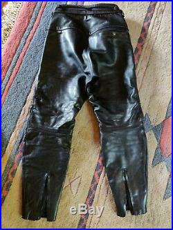 VANSON motorcycle riding leathers size M pants fits 30 to 34 size mens