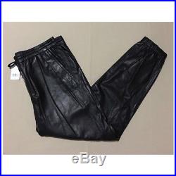 VINCE Men's Slim Fit Lamb Leather Jogger Pants Retail $895 (NWT)