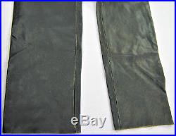 VINTAGE 34 men's HARLEY DAVIDSON Leather Pants DISTRESSED 98482-98VM Brown UNCUT