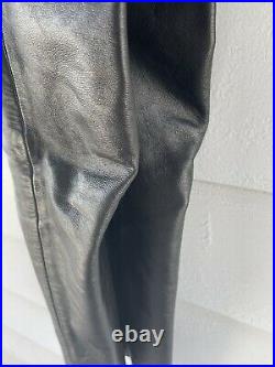 VINTAGE Mr S. Leather Low-Rise Leather Jeans Sz 32. Gay interest
