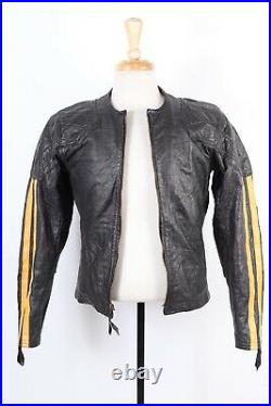 VTG 60s LANGLITZ Leather Racing Jacket Pants Breeches Suit USA Mens Size 36-38