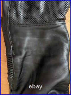Vanson Black Leather Motorcycle Biker Pants 34 / 32 USA