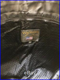 Vanson Leather Mens Pants Size 31