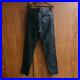 Vanson-Leather-Pants-Men-s-Size-32-Black-Tight-Type-Biker-Genuine-Waist-74cm-01-pevh