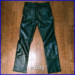 Vanson Leather Pants PTCB Men's Size 32 inch TALON Zipper Harley Biker Bike 80cm