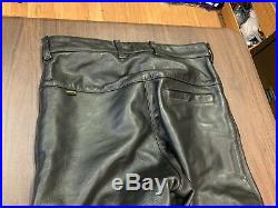 Vanson Leathers Mens Black Motorcycle Pants Size 38
