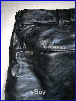 Vanson Sport Rider biker leather pants, Men's 34 Waist