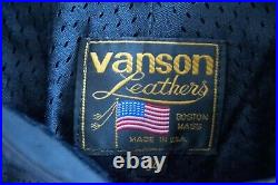 Vanson Traveller Perforated Leather Pants size 34 GREAT CONDITION