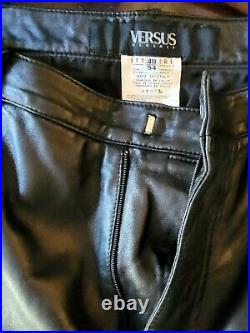 Versace Genuine Leather Pants