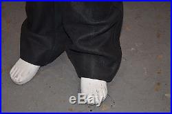Versace Men Suede Zipper Leather Pants Size 32 Rare Designer Leather Unique