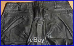Vintage 1990's Vivienne Westwood Leather Bondage Pants Size 30 From ENGLAND Rare