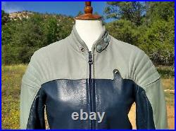 Vintage 80s BMW Cafe Racer Nappa Leather Jacket + Pants Suit, Sz Small / 38