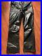 Vintage-British-Cycle-Leathers-Motorcycle-Pants-Size-34-Black-Excellent-01-wbn