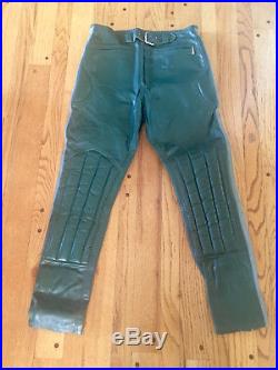 Vintage Custom Men's Motorcycle Leather Pants