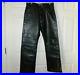 Vintage-GAP-Classic-Black-Leather-Boot-Cut-Rock-Star-Jeans-Pants-Men-s-32-X-30-01-wo