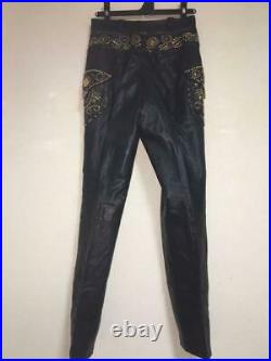 Vintage Gianni Versace Lamb leather Pants RARE