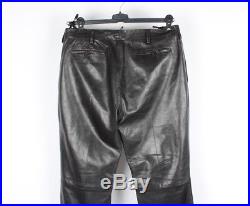 Vintage Helmut Lang Men Soft Leather Pants W31-33