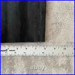 Vintage Just Cavalli Leather Pants Trousers Men 50 (32x35) Black Button Fly