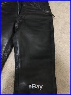 Vintage Langlitz Men's Leather Pants 1964 Motorcycle Pants