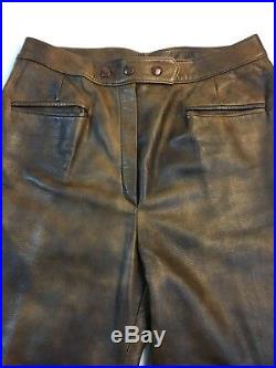 Vintage Leather Head Ski & Sportswear Pants Mens 29x30 Lined Flat Front