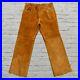 Vintage-Levis-Suede-Leather-Western-Bootcut-Pants-Jeans-Size-34-Brown-Big-E-01-rhap