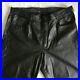 Vintage-Schott-NYC-Sportswear-Mens-Size-38x34-Black-Leather-Motorcycle-Pants-01-xiw