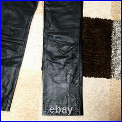 Vintage Yohji Yamamoto Wise Durban Leather Pants Cowhide SIZE M