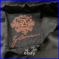 Vintage Z. CAVARICCI Leather Pant Black Parachute Balloon Mens Sz 30