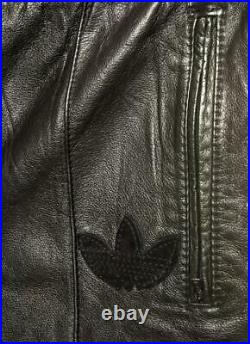 Vtg 80's Adidas A17 Leather Track Suits Jacket And Pants Run DMC S Collector's