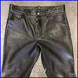 Vtg Mr. S Leather North Bound Leather Pants USA Nasty Pig San Francisco Sz 34