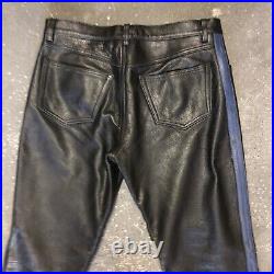 Vtg Mr. S Leather North Bound Leather Pants USA Nasty Pig San Francisco Sz 34