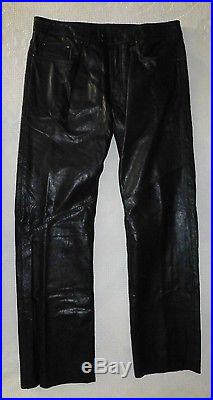 Wilson's M. Julian Men's Black Genuine 100% Leather Pants 36x36 NWOT