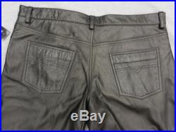Wilsons Leather Black Motorcycle Bike Biker Pants Men 40 x 30 NEW